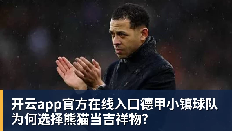 开云app官方在线入口德甲小镇球队为何选择熊猫当吉祥物？